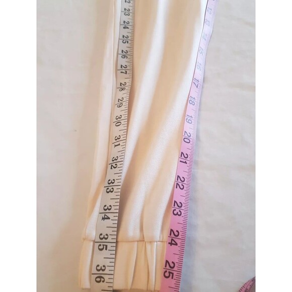 Loft Womens Sleep Sz XS Pants Jogger Loungewear Pajama Sleepwear Cream Pockets - Picture 11 of 12
